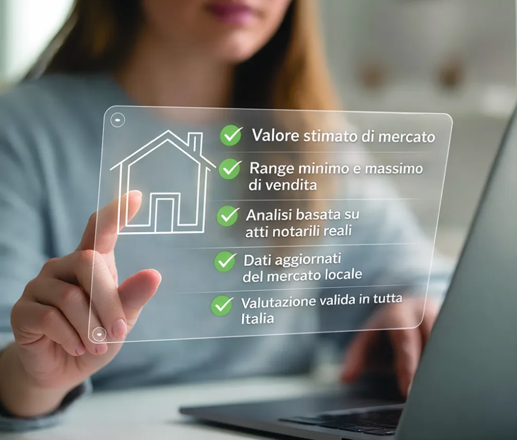 Checklist dei dati inclusi nella valutazione immobiliare